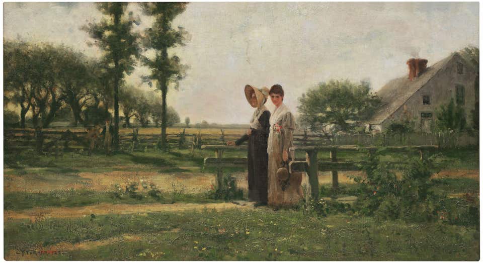 Charles Yardley Turner, Village Belles, 1882.
