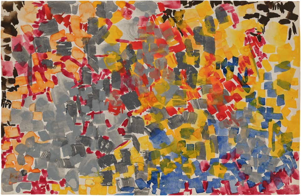Lynne Drexler, Paper Work #186, 1959.