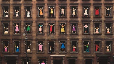 Ormond Gigli Girls in the Windows, New York City, 1960. Photographs New York.