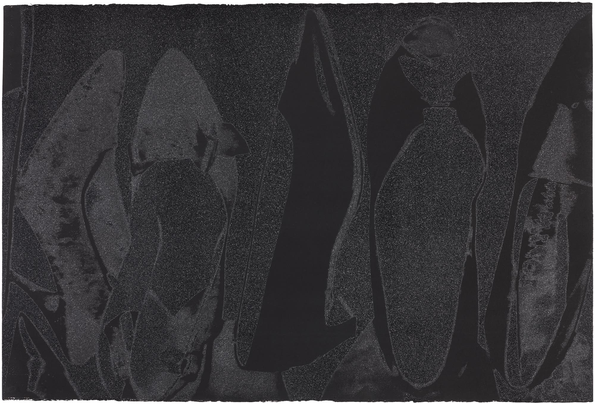 ANDY WARHOL Diamond Dust Shoes (Black) 1980