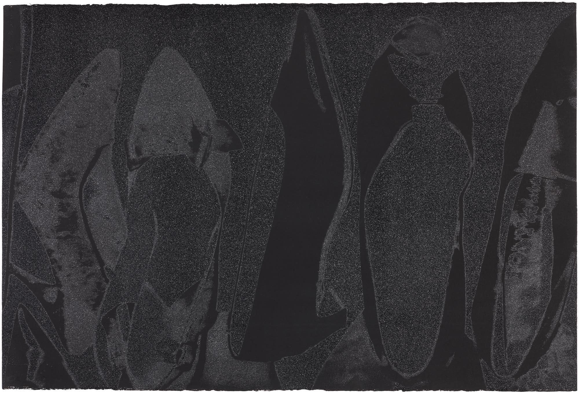 ANDY WARHOL Diamond Dust Shoes (Black) 1980