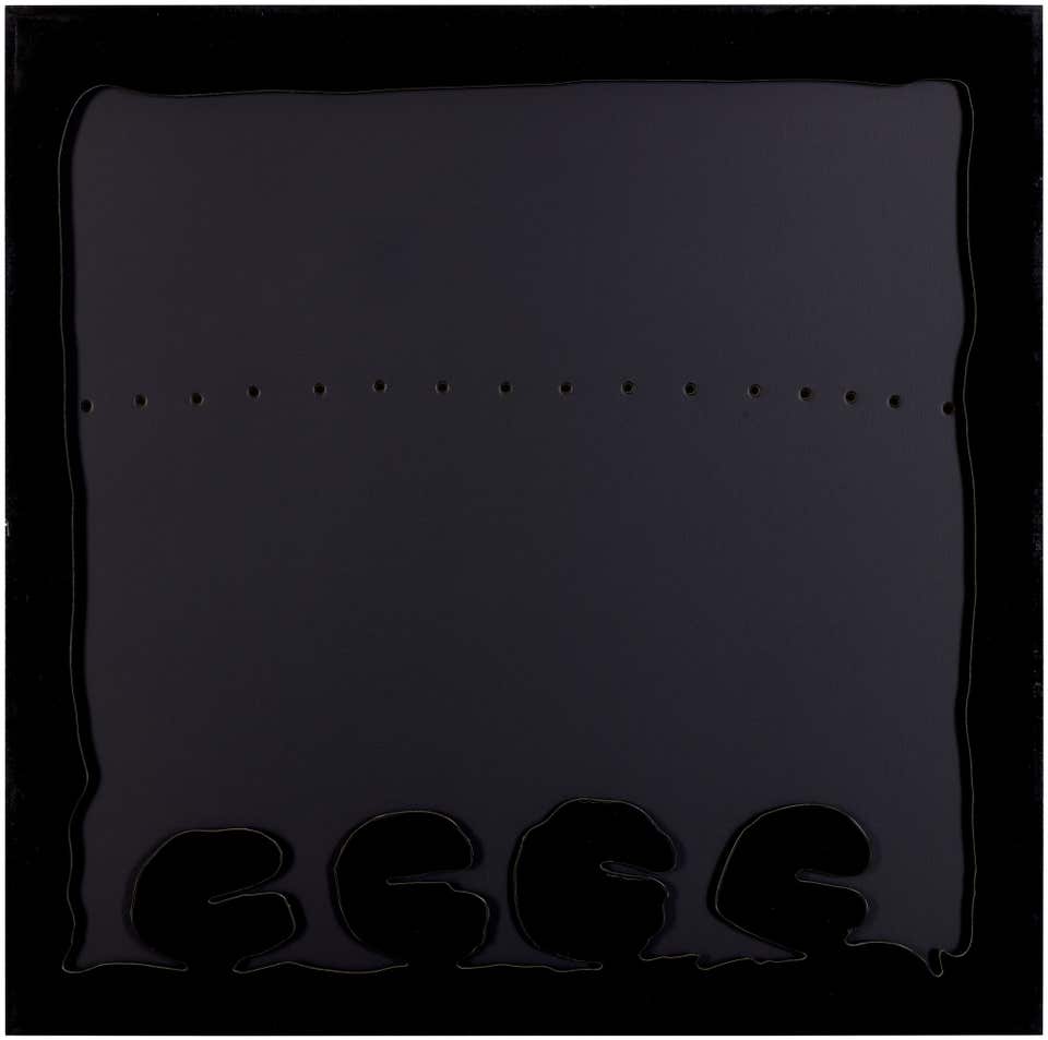 Lucio Fontana Concetto Spaziale - Teatrino (Nero) (Special Concept - Little Theatre, Black), 1968 Phillips Editions London Evening Sale