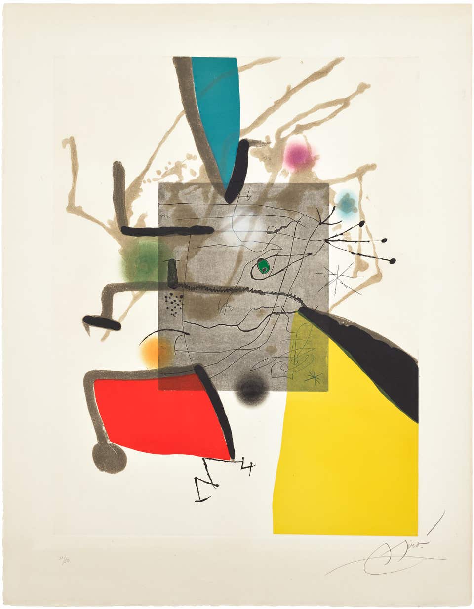 JOAN MIRÓ, Llibre dels sis sentits (Book of the Six Senses), 1981. MODERNISM London. 