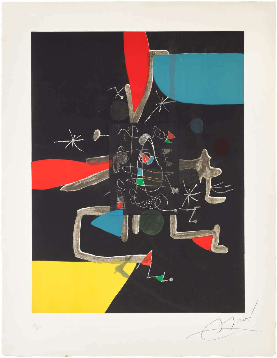 JOAN MIRÓ, Llibre dels sis sentits (Book of the Six Senses), 1981. MODERNISM London.