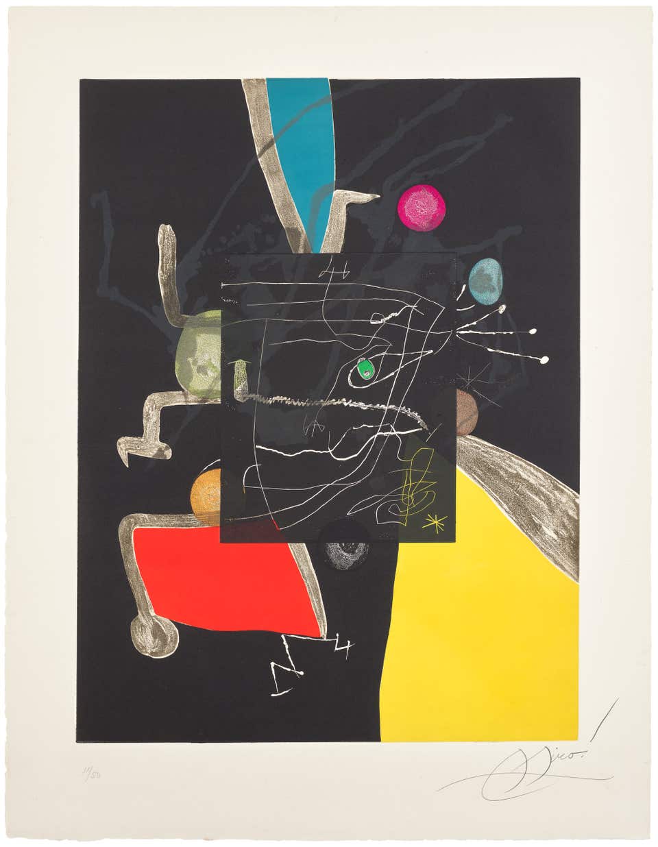 JOAN MIRÓ, Llibre dels sis sentits (Book of the Six Senses), 1981. MODERNISM London. 