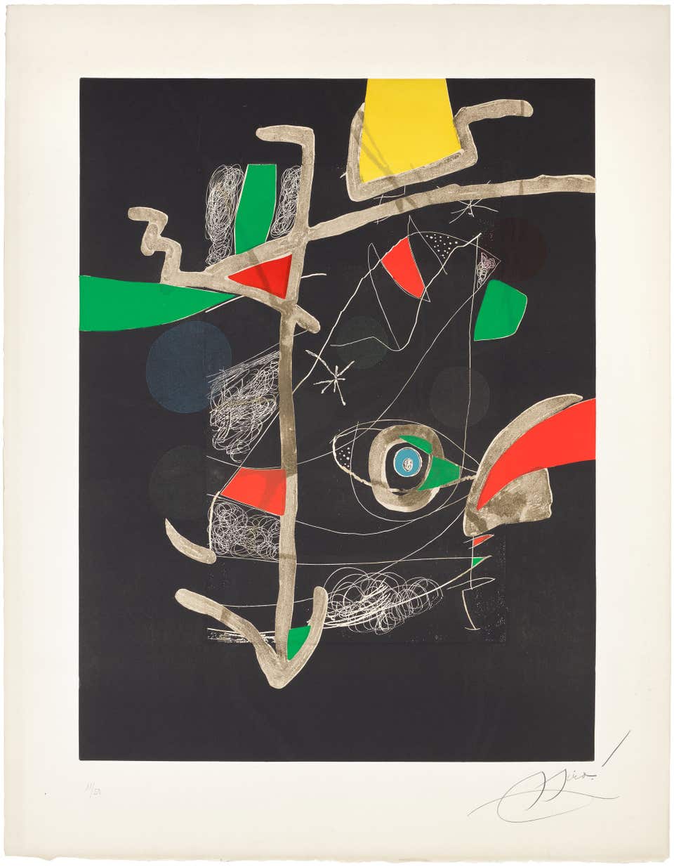 JOAN MIRÓ, Llibre dels sis sentits (Book of the Six Senses), 1981. MODERNISM London. 