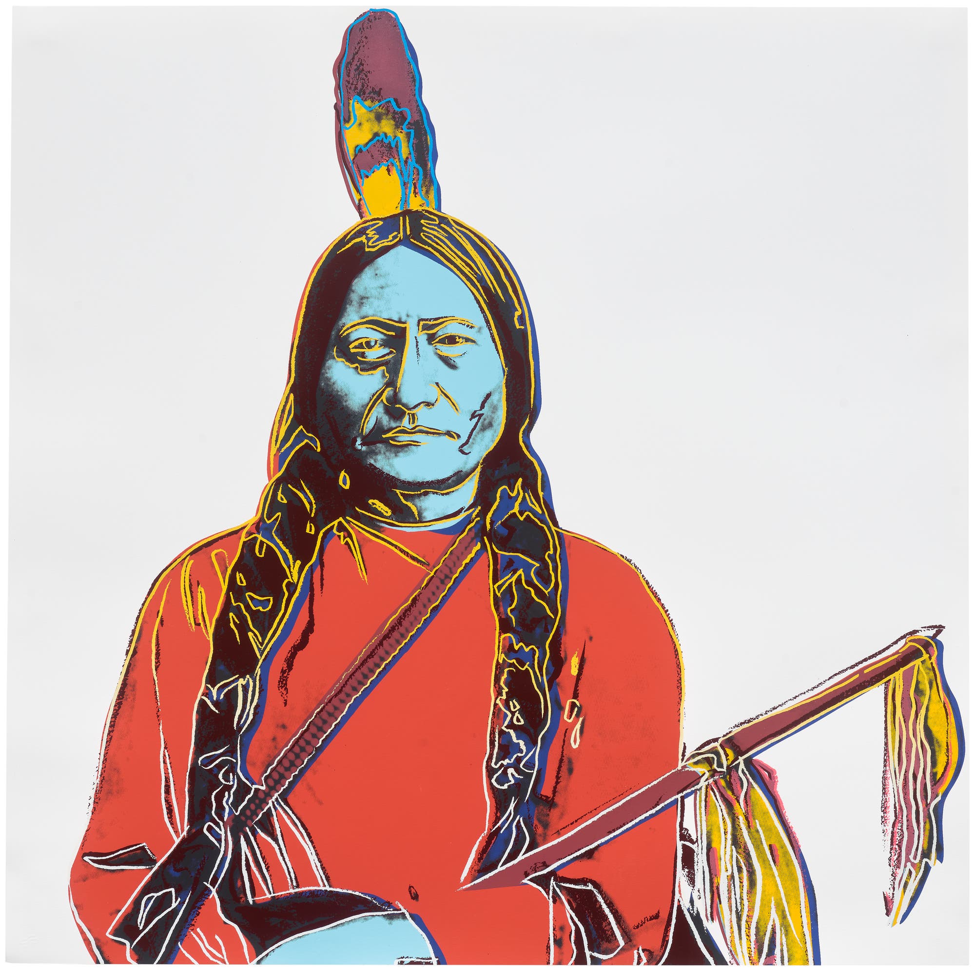 Andy Warhol Sitting Bull, Phillips Editions London Evening Sale