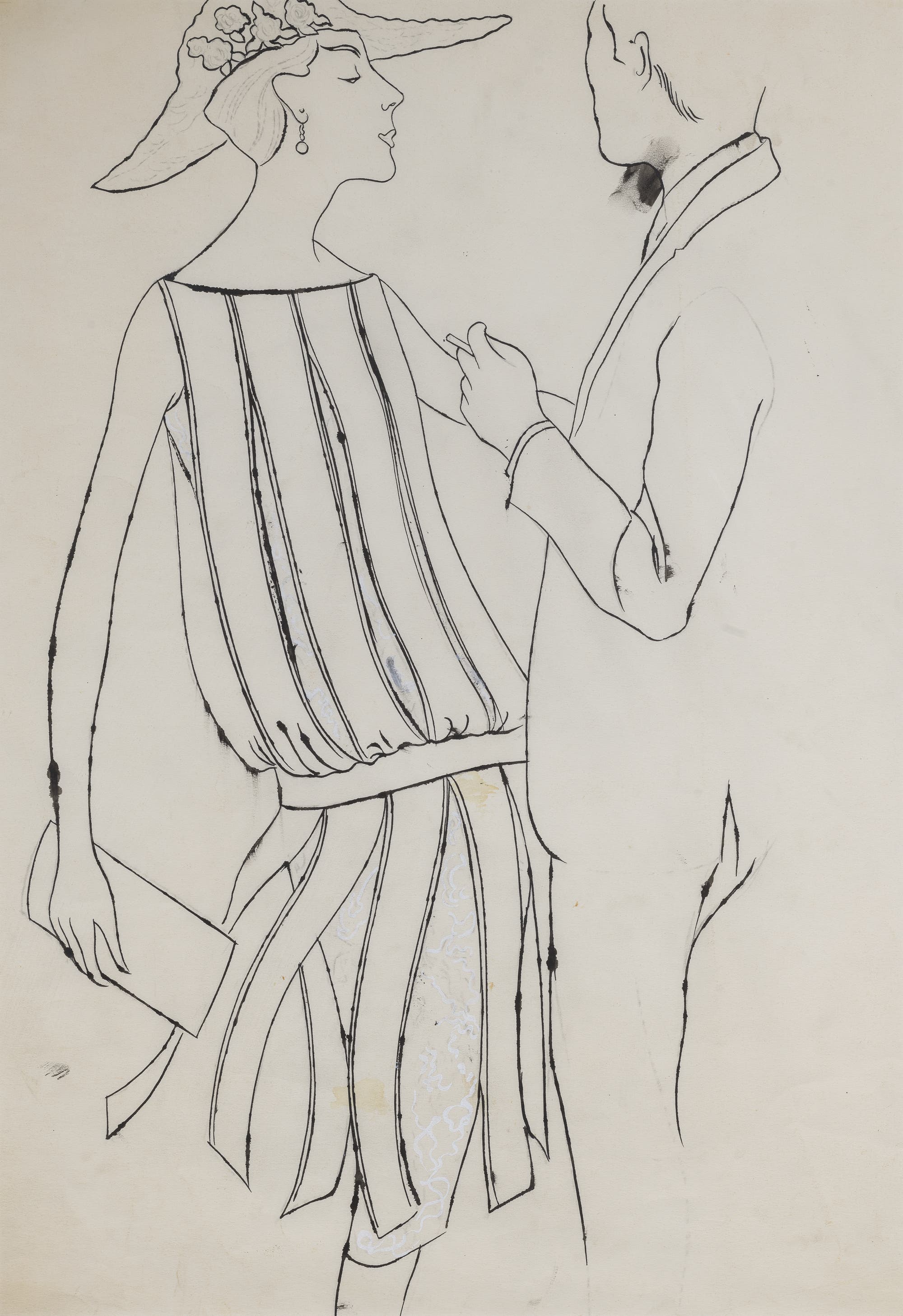 Andy Warhol, Female and Male Fashion Figures, circa 1960. Modern & Contemporary Art Hong Kong.