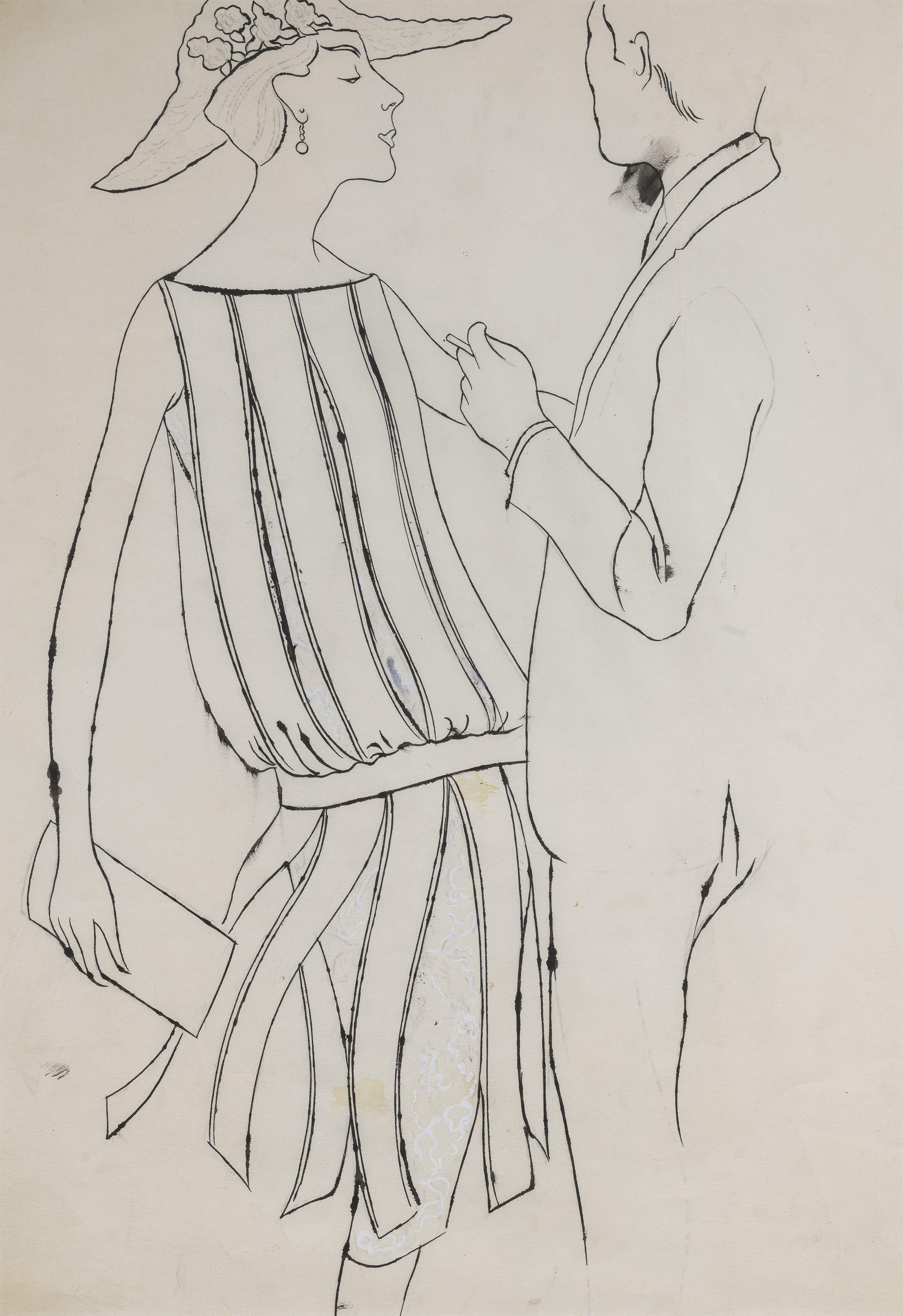 Andy Warhol, Female and Male Fashion Figures, circa 1960. Modern & Contemporary Art Hong Kong.