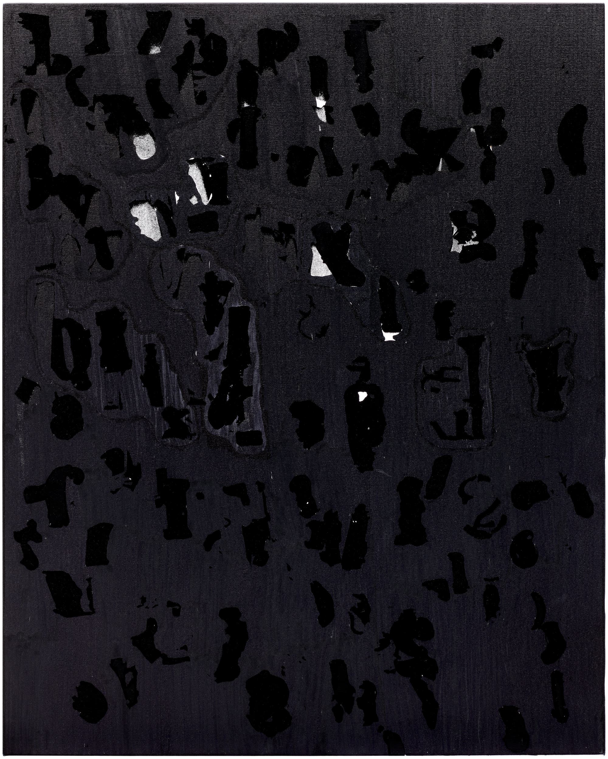 Glenn Ligon Study for Debris Field #27
