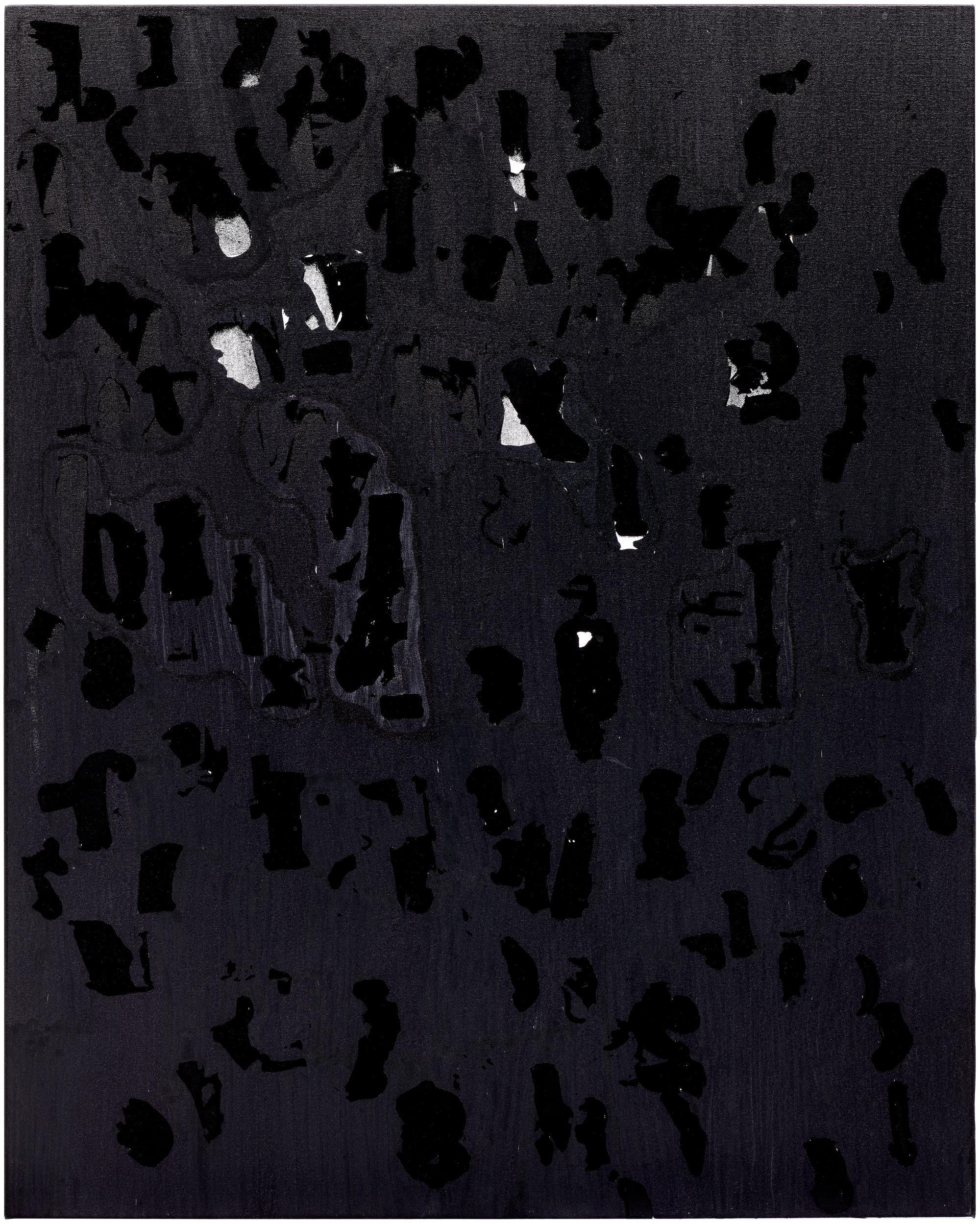 Glenn Ligon Study for Debris Field #27