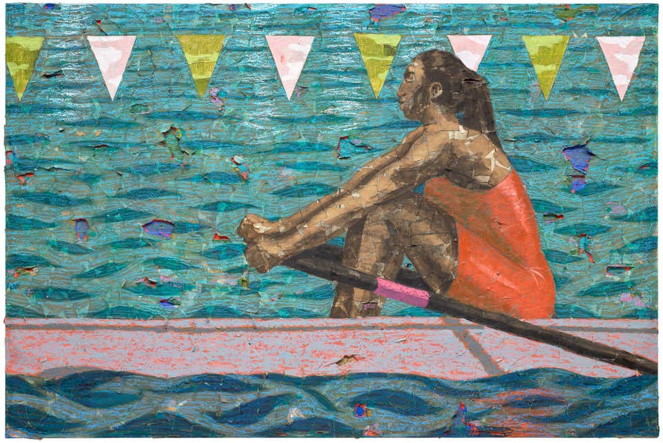 Derek Fordjour Single Sculler Stride 2024 at Phillips Auction New York