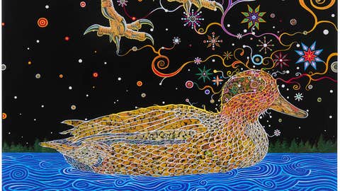 FRED TOMASELLI, Eagle and Teal, 2025.