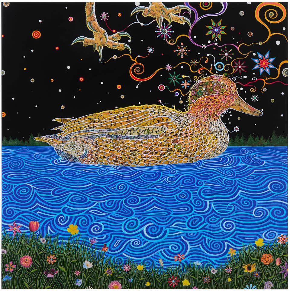 FRED TOMASELLI, Eagle and Teal, 2025.
