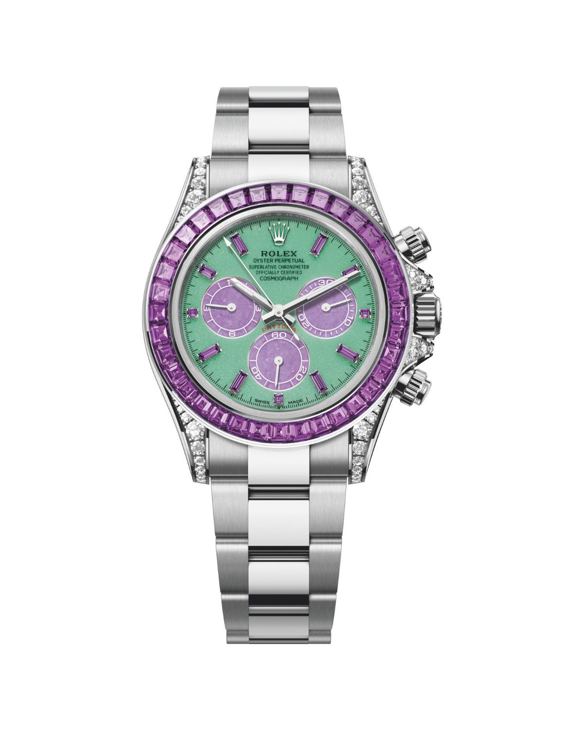 The Spring Rolex Oyster Perpetual Cosmograph Daytona in 18 ct white gold. Rolex