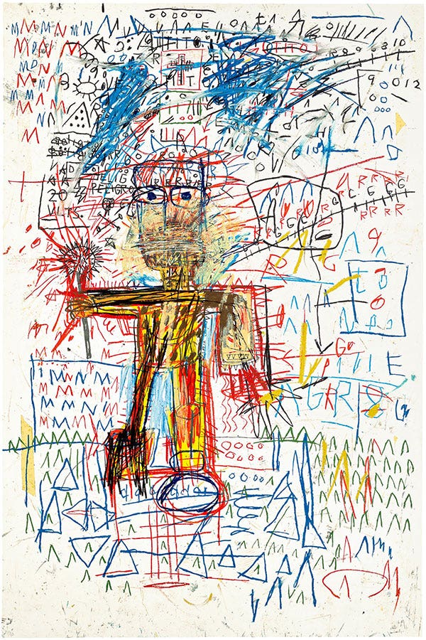 After Jean-Michel Basquiat Untitled IV, from The Figure Portfolio