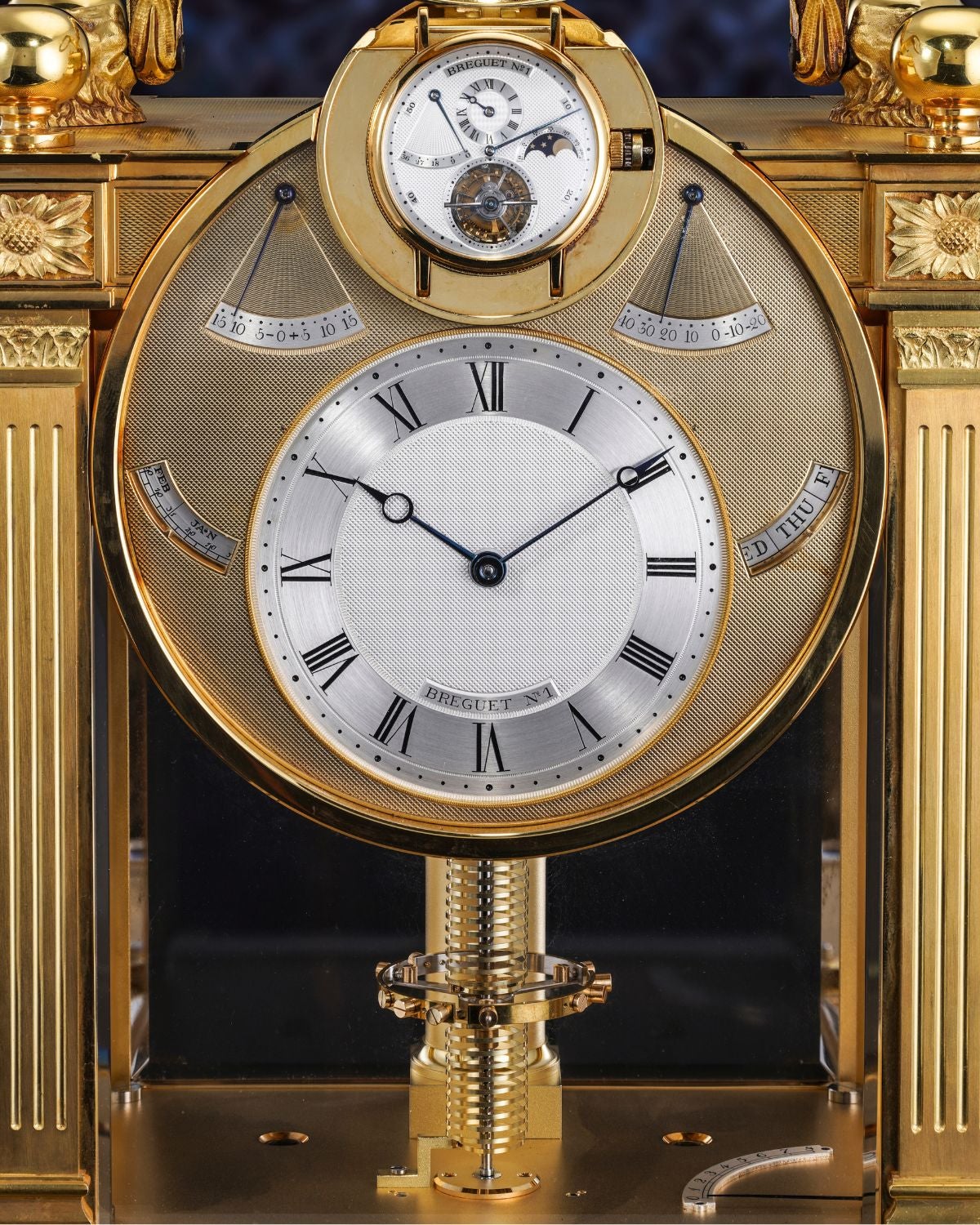 Breguet Sympathique No. 1, completed in 1991 by François-Paul Journe and the THA team, shown with its accompanying wristwatch