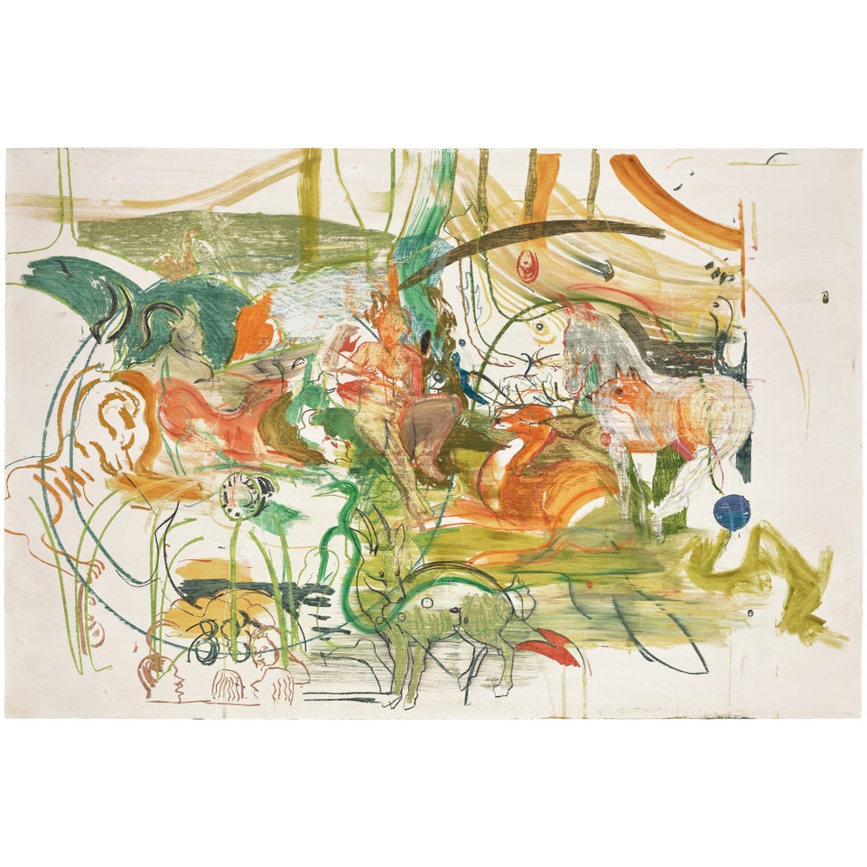 Cecily Brown Untitled (Paradise) 2015 at Phillips Auction New York