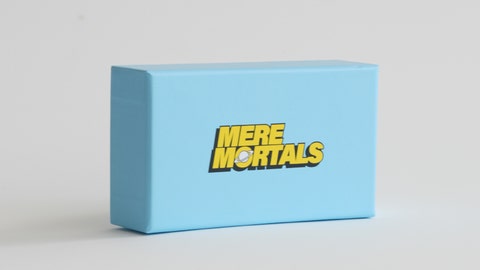 Blue box of art trading cards by Cj Hendry