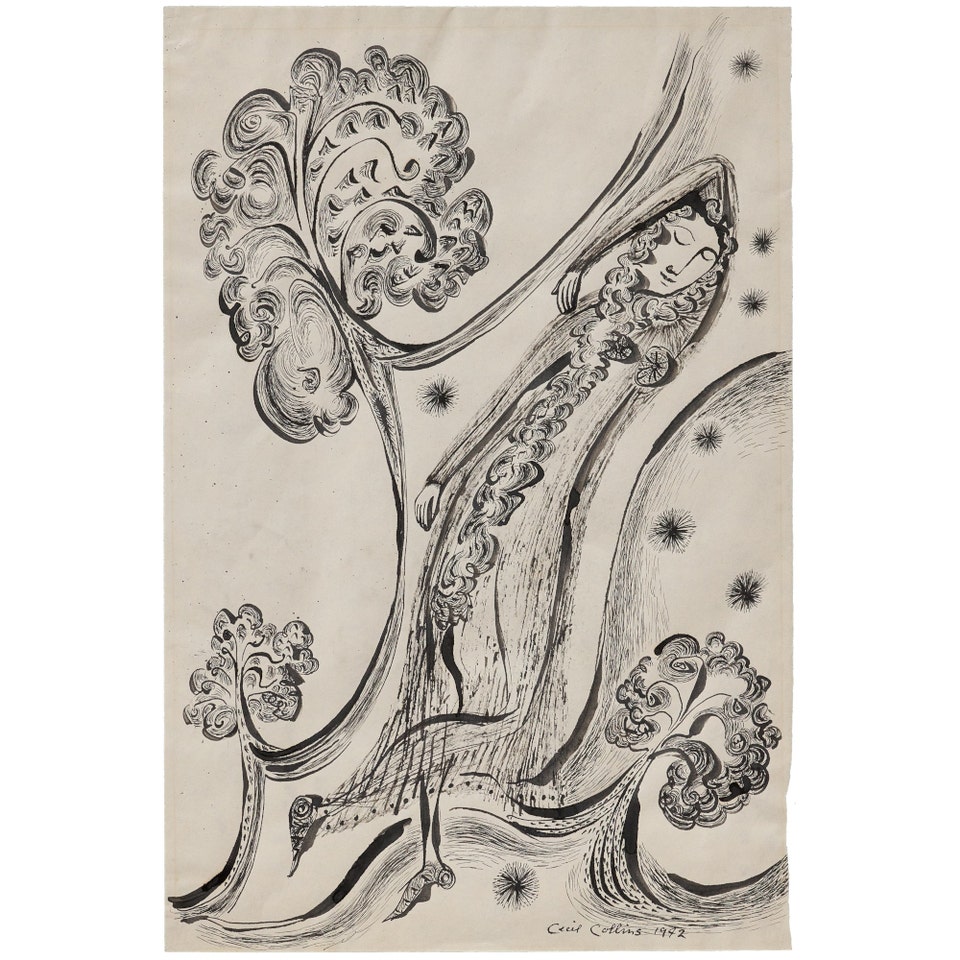 Cecil Collins Sleeping Figure