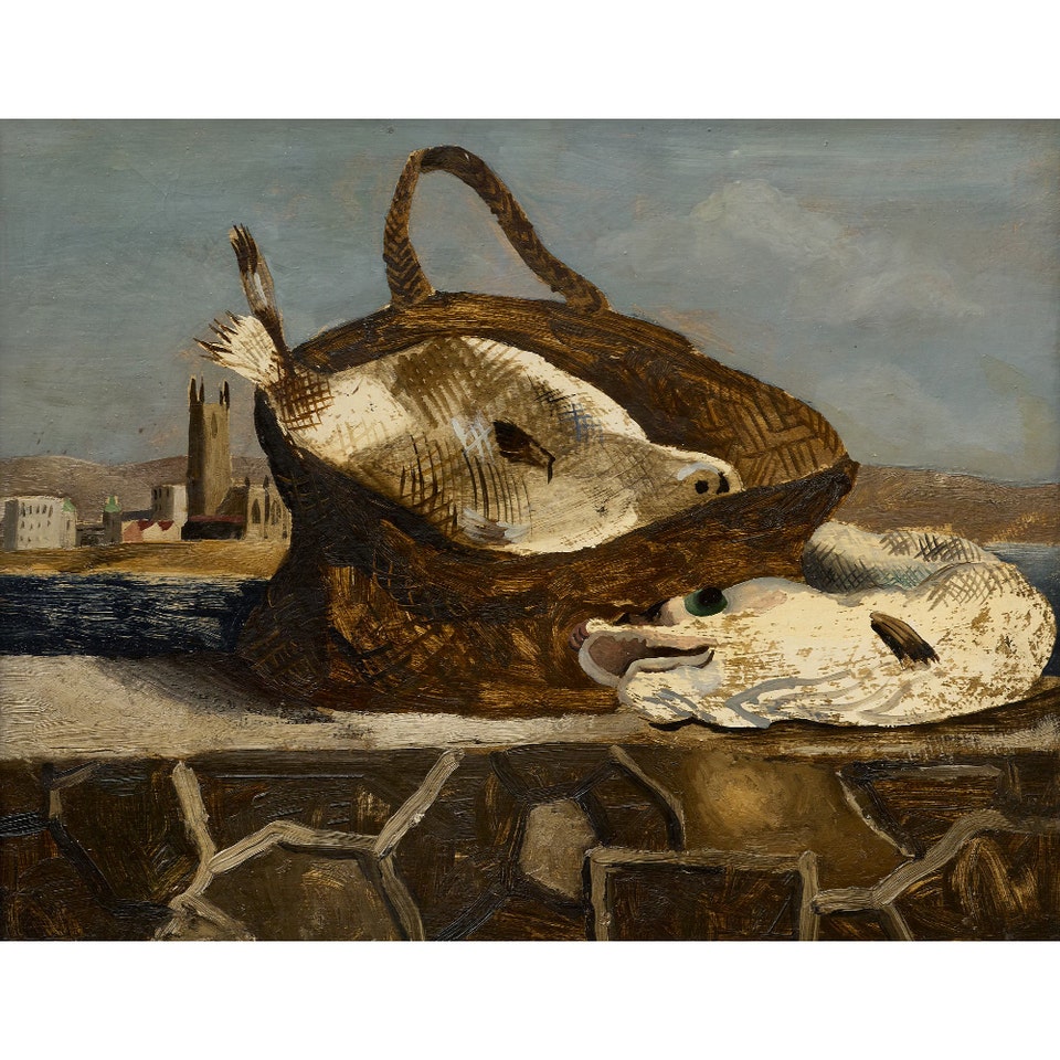 Christopher Wood Fish in a Basket