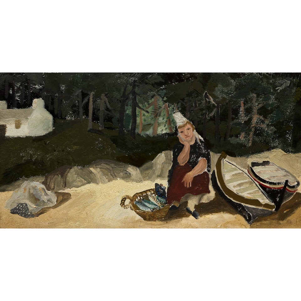 Christopher Wood Breton Fisherwoman