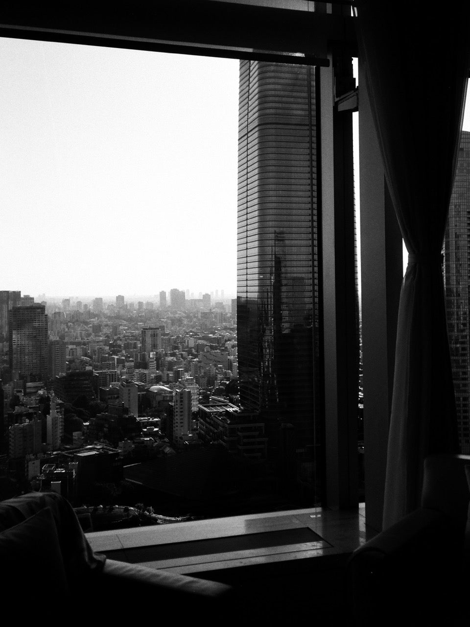View from a room at the Tokyo EDITION hotel