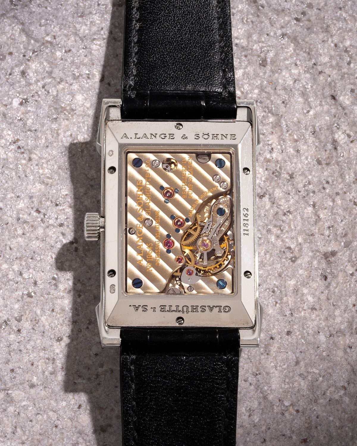 Lot 8058: A circa 1999 A. Lange & Söhne Cabaret Ref. 107.027 in 18k white gold, included in the Phillips Hong Kong Sessions, Fall 2026. Estimate: HKD $90,000–180,000
