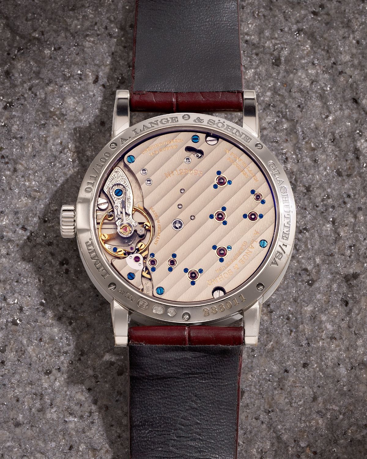 Lot 8013: A circa 2022 A. Lange & Söhne Little Lange 1 “Boutique Edition” Ref. 181.039 in 18k white gold, included in the Phillips Hong Kong Sessions, Fall 2026. Estimate: HKD $200,000–400,000