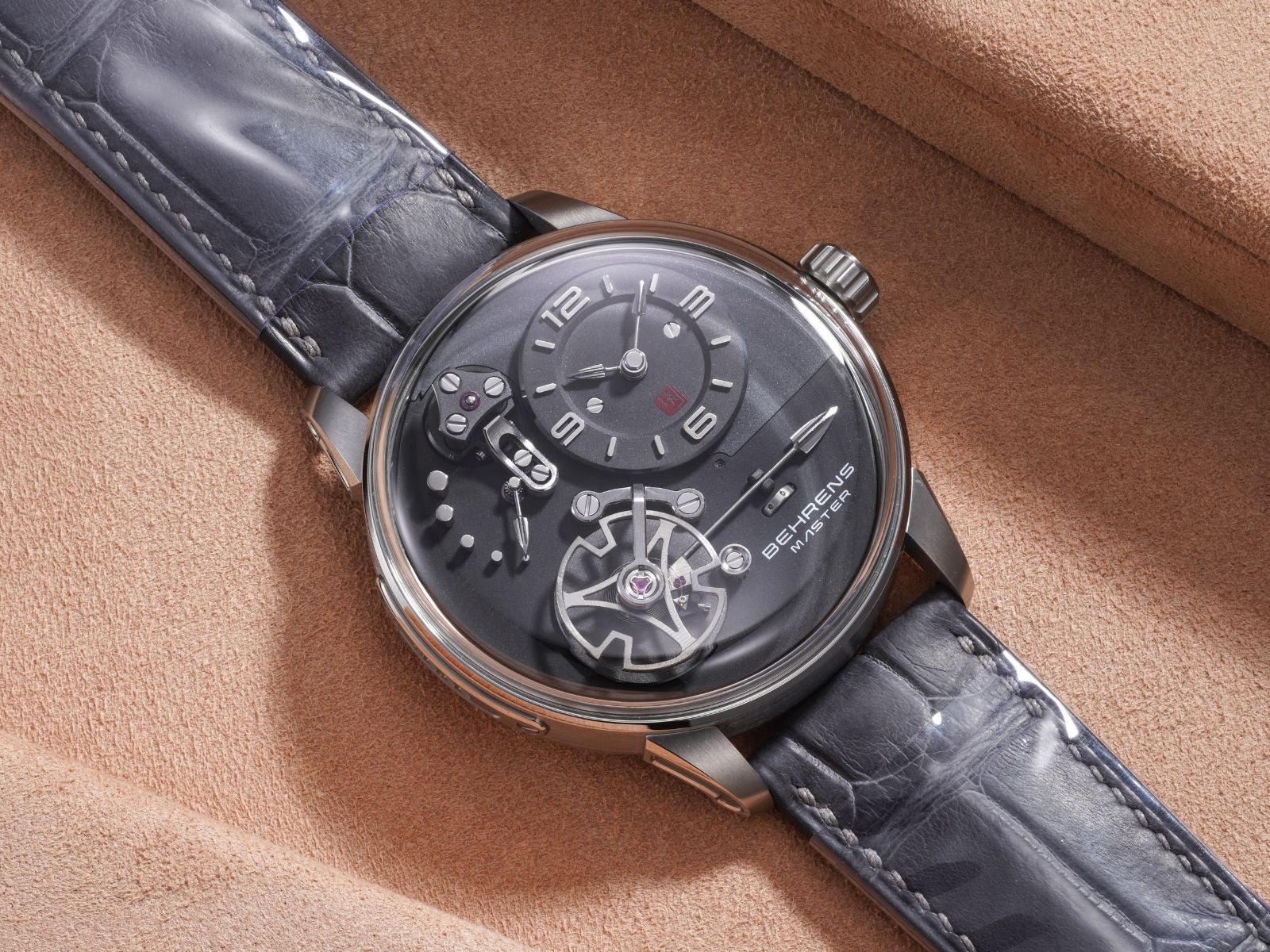 Lot 59: A 2024 Behrens × Qian Guo Biao Kung Fu Prototype in titanium, included in the Phillips Geneva Sessions, Fall 2026, Online Auction. Estimate: CHF 6,000–12,000	