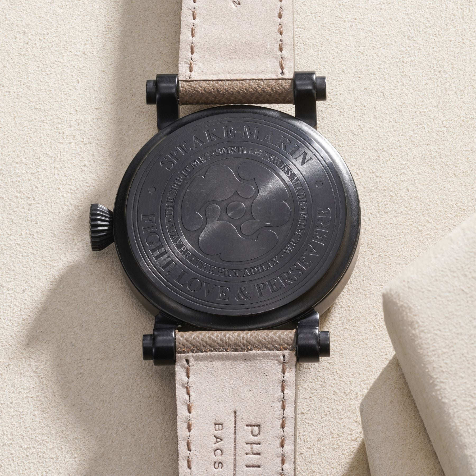 Lot 60: A 2015 Peter Speake-Marin Spirit MK2 in DLC-treated steel, included in the Phillips Geneva Sessions, Fall 2026, Online Auction. Estimate: CHF 5,000–10,000