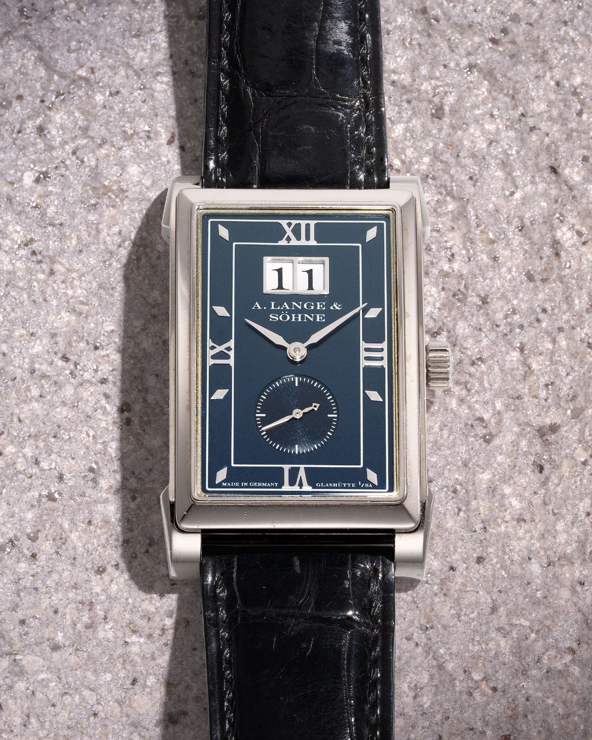 Lot 8058: A circa 1999 A. Lange & Söhne Cabaret Ref. 107.027 in 18k white gold, included in the Phillips Hong Kong Sessions, Fall 2026. Estimate: HKD $90,000–180,000