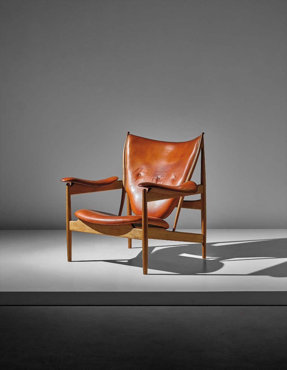 Finn Juhl "Chieftain" armchair, model no. FJ 49 A. Sold for $75,000. 