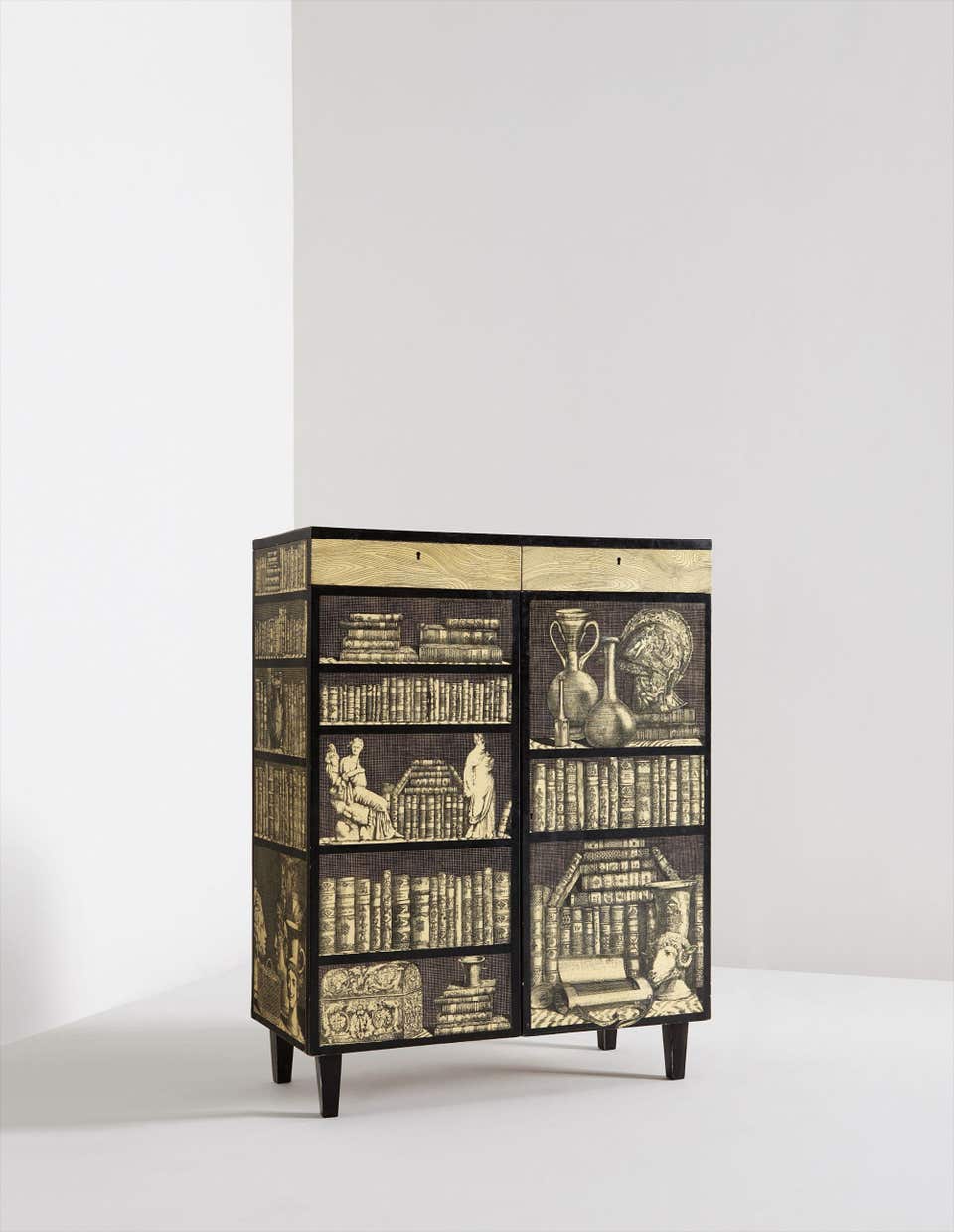 Piero Fornasetti "Libri" cabinet.