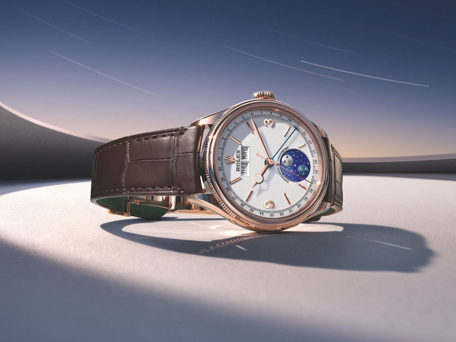 The new Rolex Perpetual Padellone Ref. 53505 in 18k Everose gold. Rolex