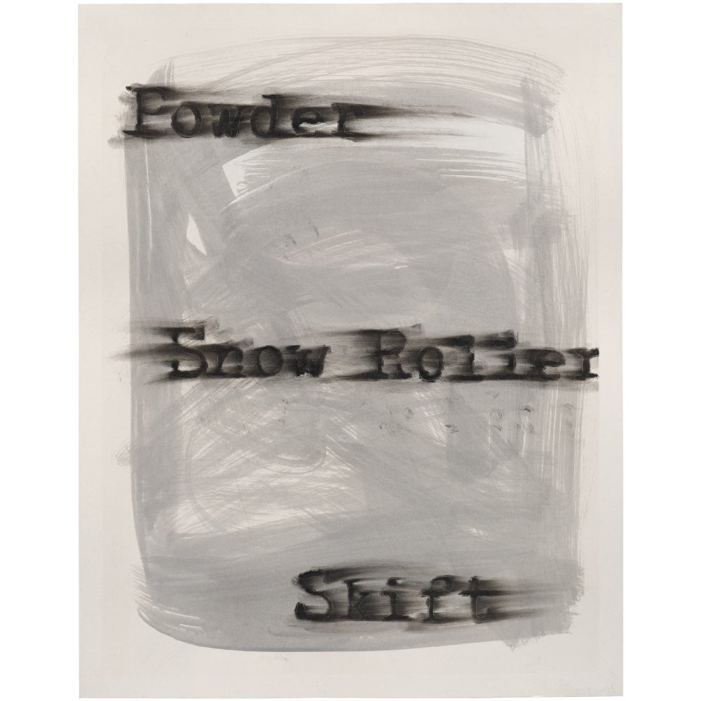 Gary Simmons, Snow Roller, 2024.