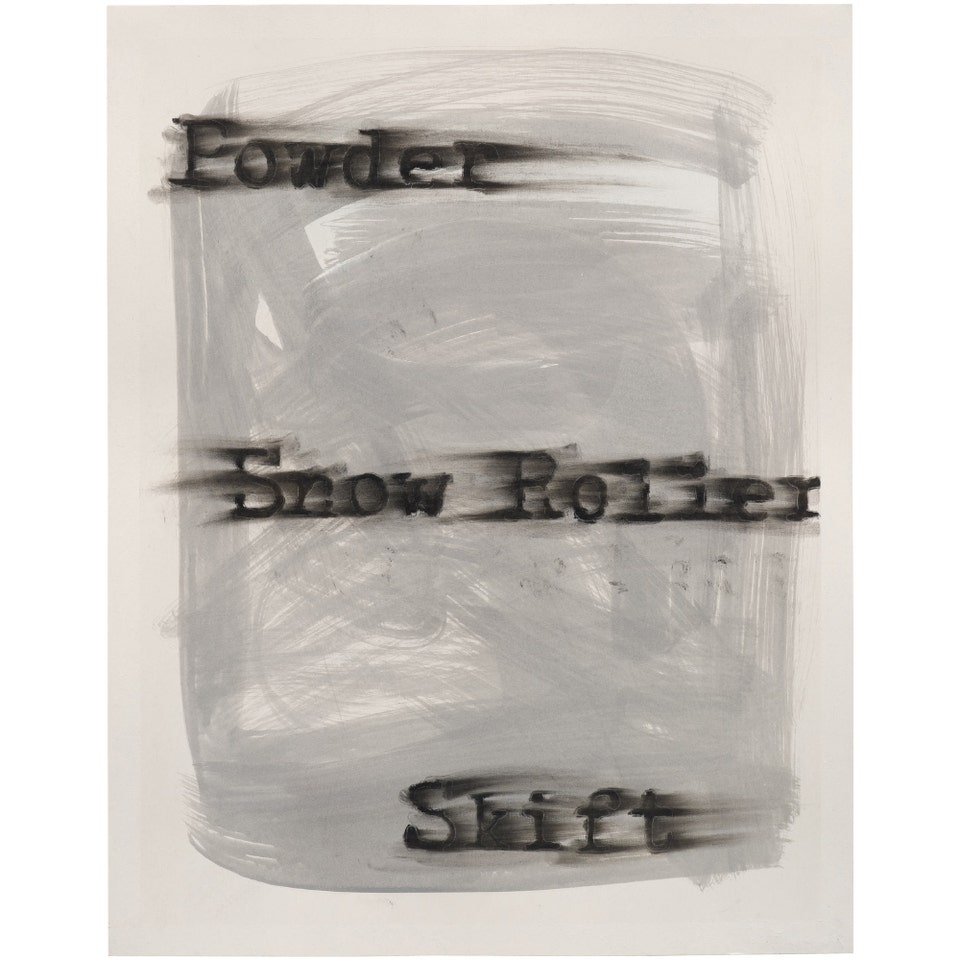Gary Simmons, Snow Roller, 2024.