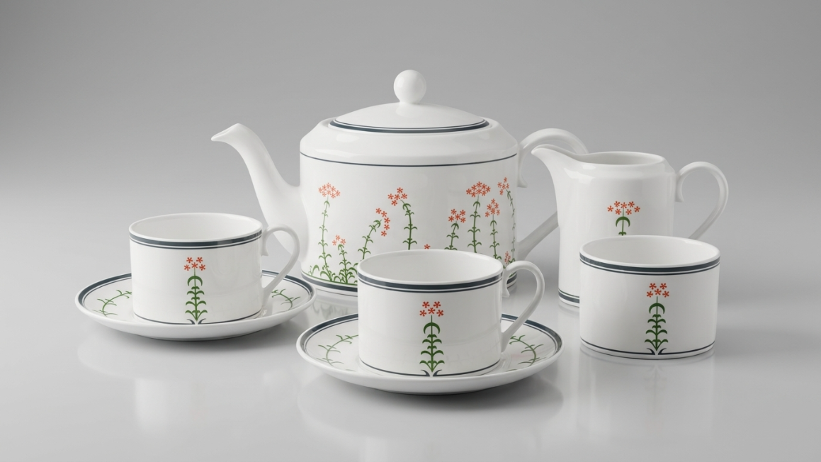 One-of-a-kind English tea service.