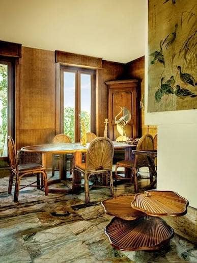 Gabriella Crespi's Milan Apartment, 1970s. Photo: Archivio Gabriella Crespi.