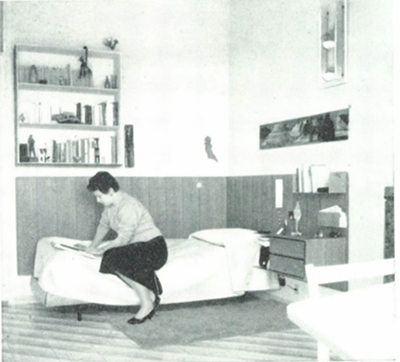 Gio Ponti's Via Dezza apartment. Photo: © Gio Ponti Archives / archivio storico Gio Ponti.