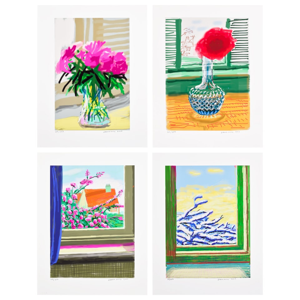 David Hockney My Window: Art Edition A-D
