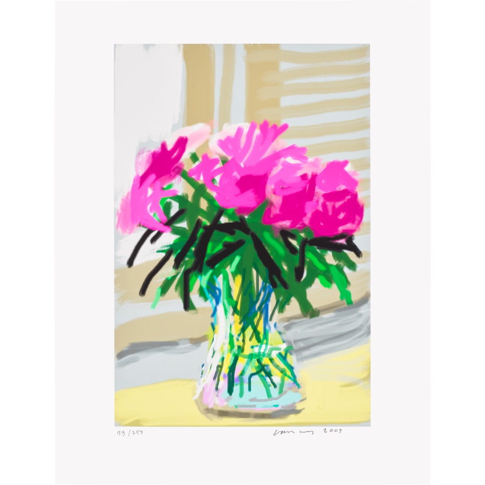 David Hockney No. 535, 28th June 2009, from My Window: Art Edition A