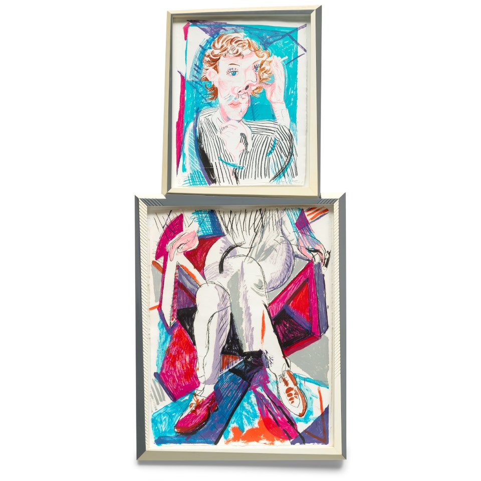 David Hockney An Image of Gregory, from Moving Focus