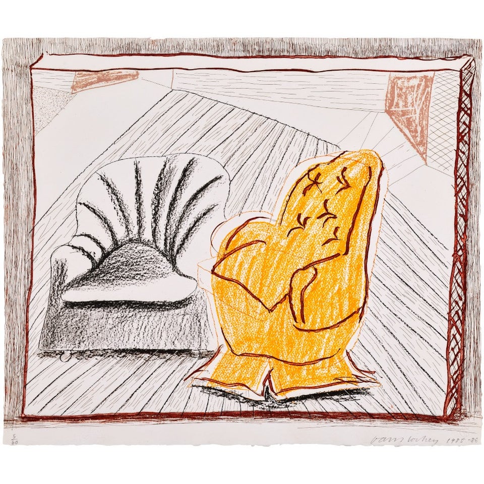 David Hockney, A Picture of Two Chairs, from Moving Focus. Phillips Editions Online Auction.