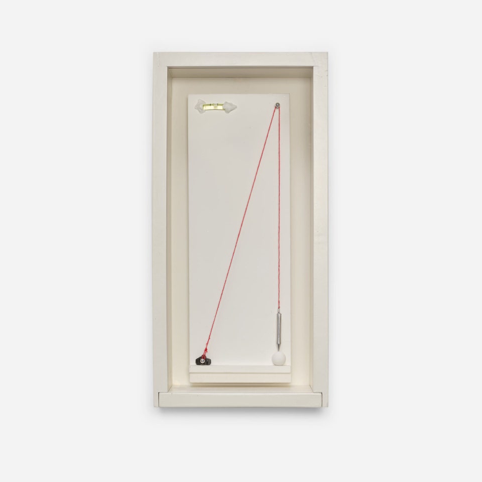 Victor Grippo A 17 grados de la Vertical 2000 at Phillips Auction in New York.