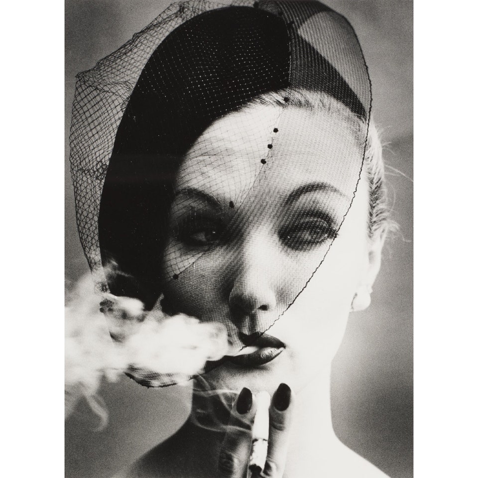 William Klein Smoke + Veil, Paris, 1958. Photographs New York.