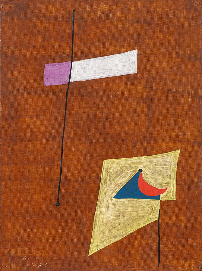 JOAN MIRÓ, Peinture, 1930. Vente Art Moderne & Contemporain et Design Paris.
