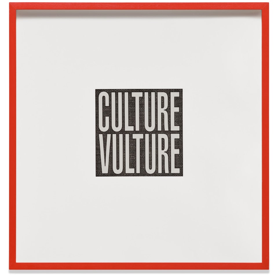 Barbara Kruger Culture Vulture