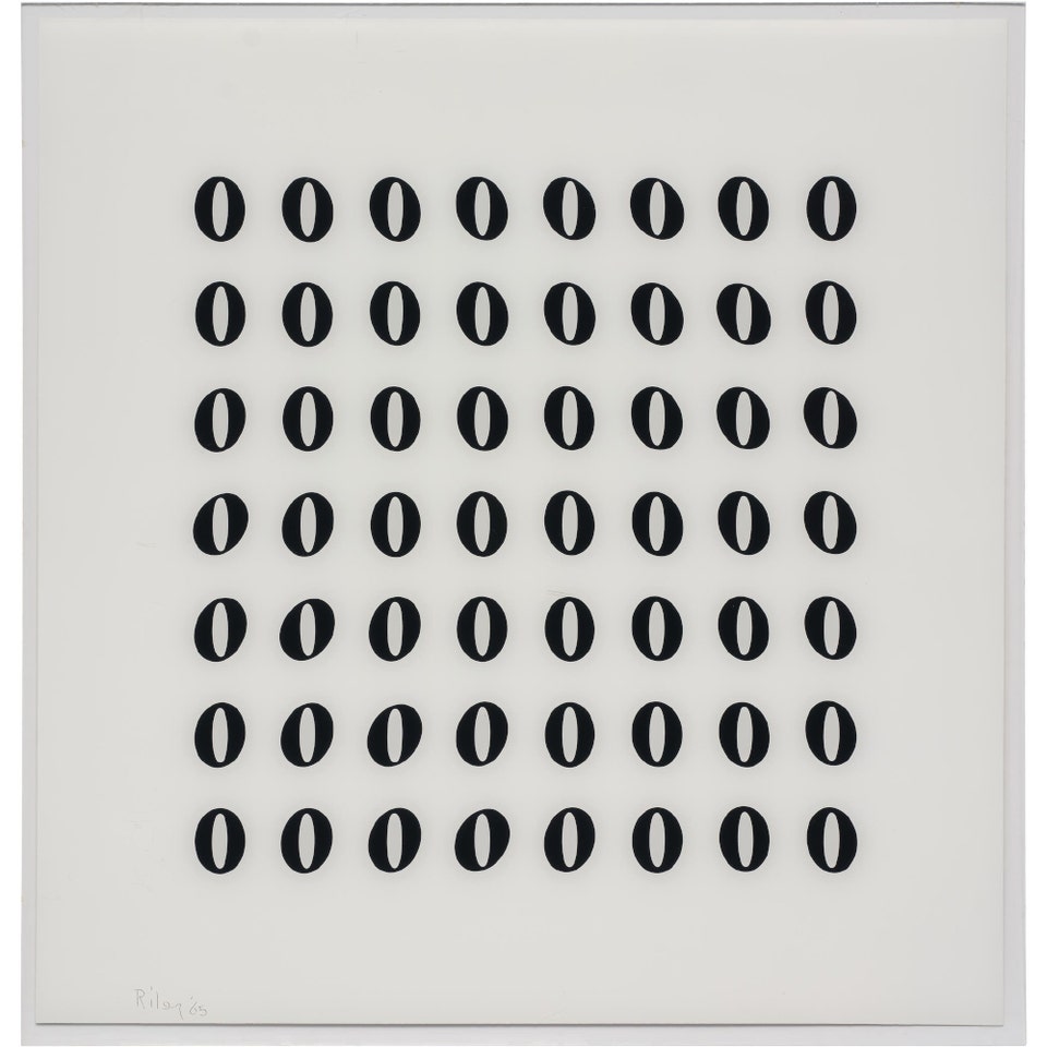 Bridget Riley Untitled (Fragment 4), from Fragments