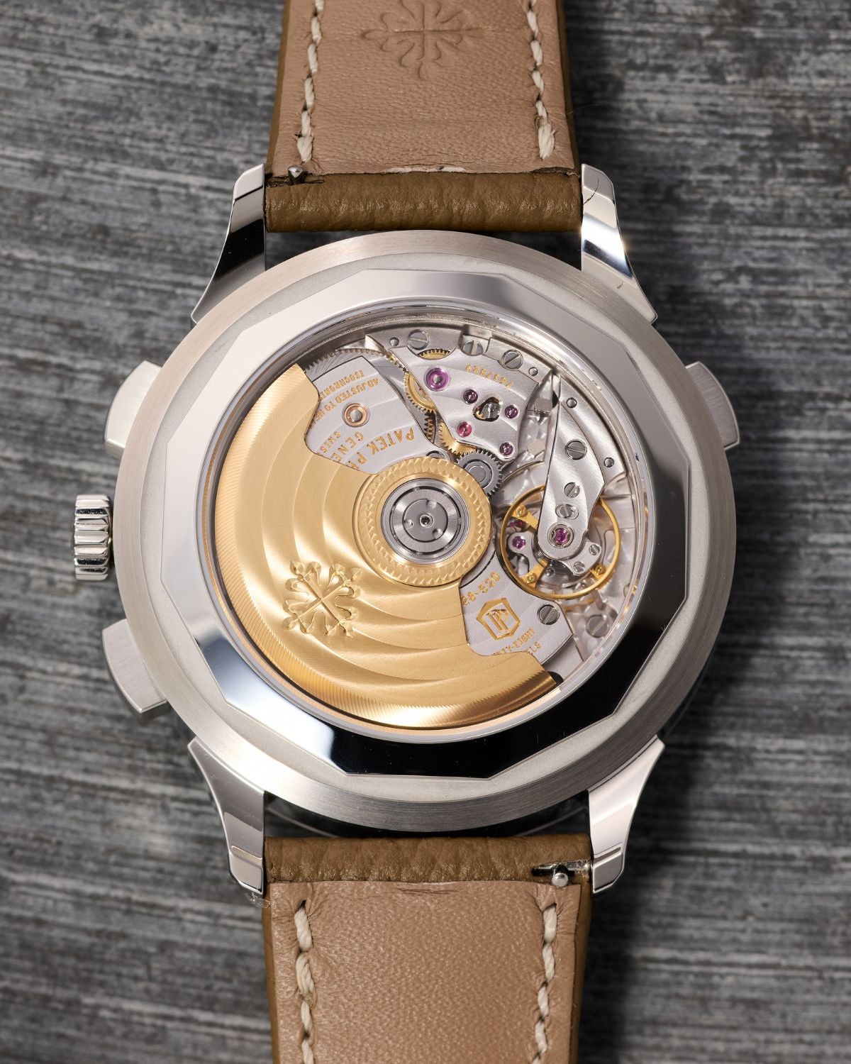 Lot 9: A circa 2024 Patek Philippe World Time Flyback Chronograph Ref. 5935A-001 in stainless steel, included in the Phillips New York Sessions, Fall 2026. Estimate: USD $30,000–60,000 